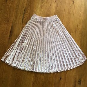 a new day pink pleated skirt